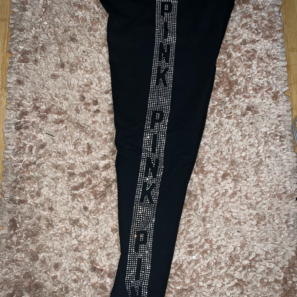 PINK - Yoga Pants M - bling
